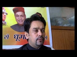 Interview with the BJP's Anurag Thakur