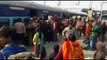 Crowd of passengers at Muzaffarpur Junction