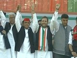 CM Akhilesh Yadav and Rahul Gandhi rally in Kanpur