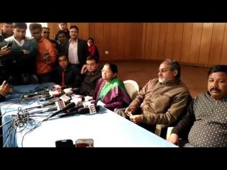 bjp mla vijya badthwal show engrey expression duration of uttarakhand election