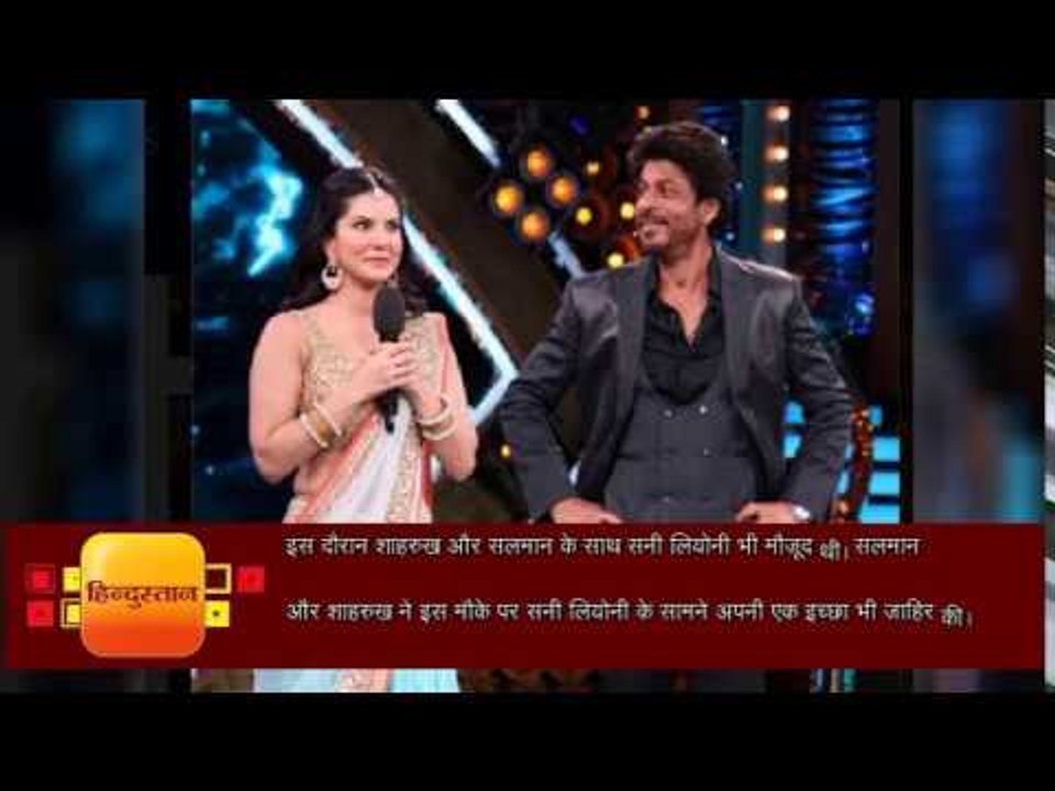 Bigg boss 10 shah rukh khan and salman khan says they want sunny leone as a mother in film