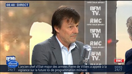 Rumeurs d'agression et de harcèlement sexuel : Nicolas Hulot dément