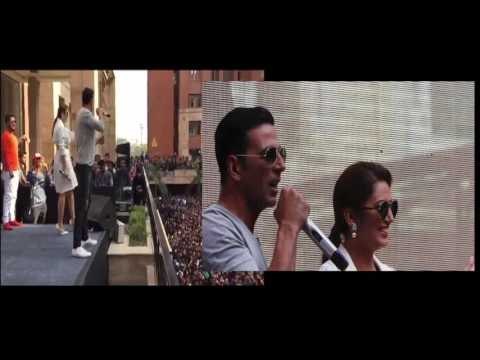 Akshay Kumar in Amity University Noida for Jolly LLB 2 promotion