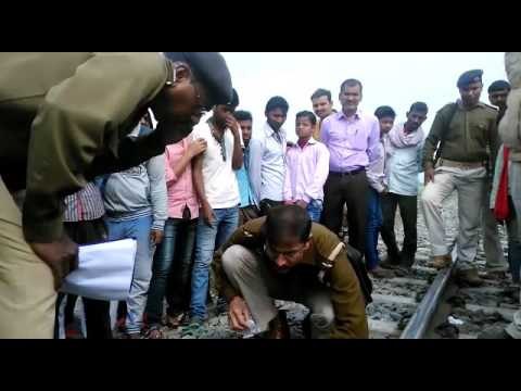 bomb exploison on buxar railway track in bihar