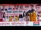 Dimple Yadav addressing people in Kanpur