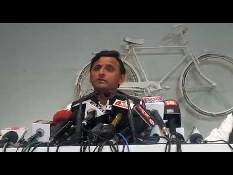 UP CM Akhilesh Yadav target PM Modi in his Press Conferrence