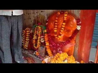 Miracle, Tears came out from eyes of Hanuman statue
