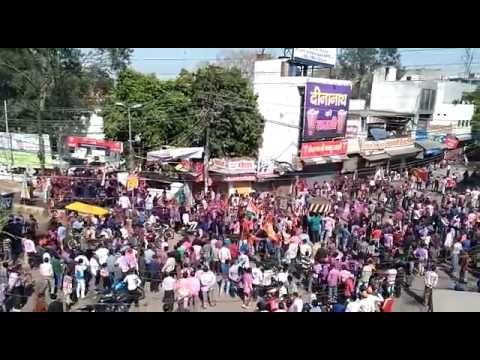 Bareilly people started holi celebration