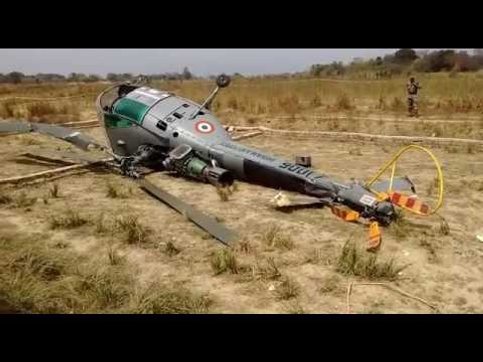Indian Air Force Helicopter Chetak crash in Allahabad