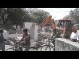 Agra: illegal shops destroys in the Cantonment area