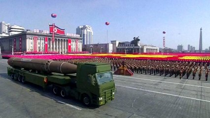 North Korea's military parades before Pyeongchang 2018