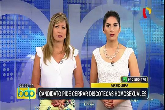 Arequipa: candidatos al sillón municipal proponen cerrar discotecas homosexuales