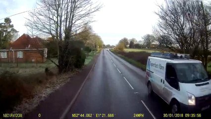 Children narrowly escaped being run over by truck in Norfolk