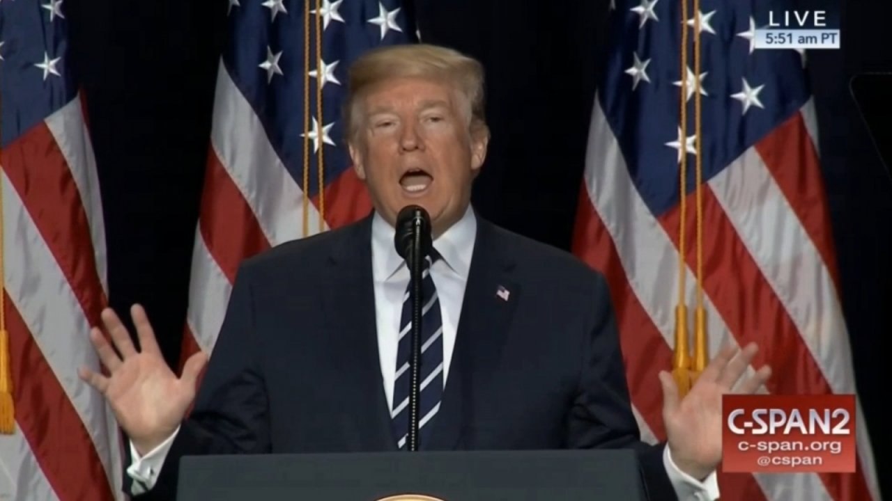 President Trump speaks about the power of faith at National Prayer Breakfast