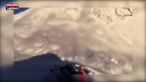 Suisse : des pisteurs échappent de peu à une avalanche (vidéo)