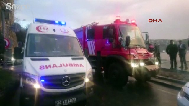 Sarıyer Sahil Yolu Rumeli Hisarı'nda 5 aracın karıştığı zincirleme trafik kazası