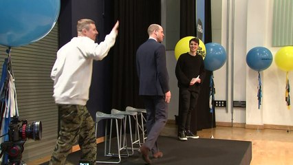 Prince William says he worries about girls being bullied online