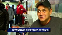 Surveillance Video Shows Dozens Overdosing in Street Near Indiana Shelter
