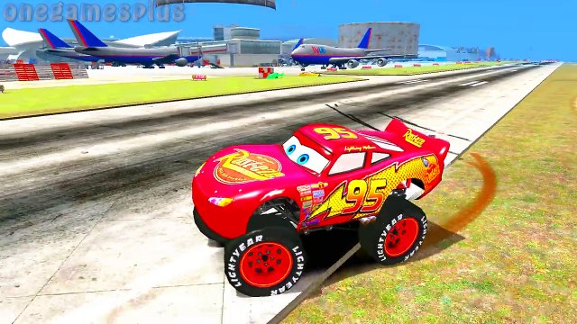 Disney PIXAR cars FLO & Monster Lightning McQueen Frozen Anna & Toy story Woody Nursery Rhymes