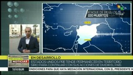 EE.UU. dice haber matado a 100 combatientes progubernamentales sirios