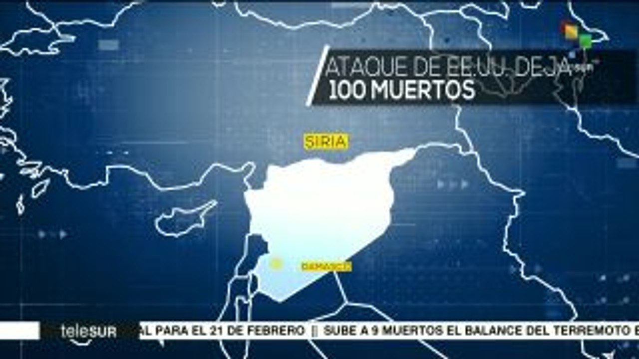 EE.UU. ejecuta ataque aéreo contra fuerzas pro gubernamentales sirias