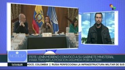 Ecuador: Moreno convoca a su gabinete para tratar posición de la CIDH