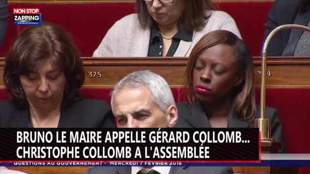 Bruno Le Maire appelle Gérard Collomb... Chirstophe Collomb à l'Assemblée (vidéo)