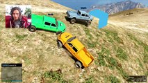 GTA 5 Funny Moments - Monster Trucks Can Fly? - (GTA V Online Stunts)