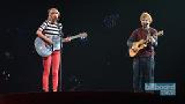 Here's A Behind-The Scenes Look at Taylor Swift & Ed Sheeran's 'End of Game' Music Video | Billboard News