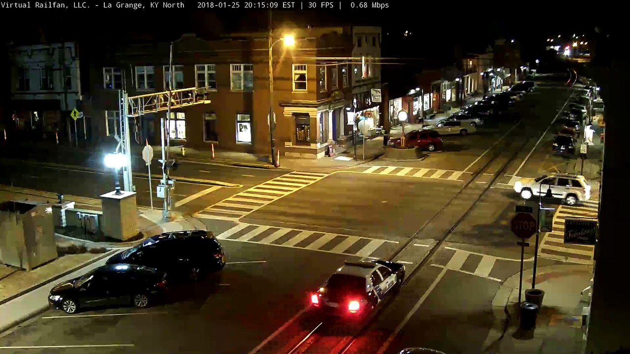 Police car hit & run