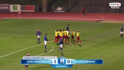 J21 : Lyon Duchère AS - US Concarneau (1-2), le résumé
