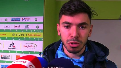 Morgan Sanson déçu par le nul ramené par l'OM de Saint-Etienne (2-2)