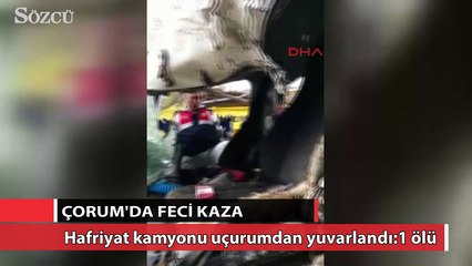 Çorum'da feci kaza