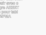 DURAGADGET Etui blanc aspect cuir avec clavier intégré AZERTY français pour tablettes