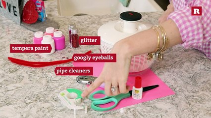 Salad Spinner valentine with Elissa the Mom | Rare Life