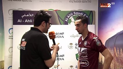 Download Video: حديث لاعب الفيصلي إسلام سراج بعد خسارة  فريقه من الاهلي في الجولة الـ21 من الدوري السعودي للمحترفين