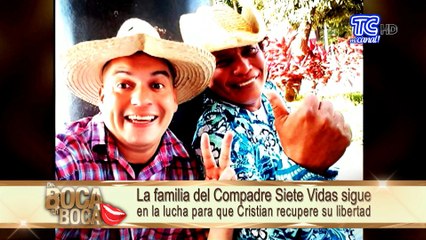 La familia del “Compadre 7 vidas” sigue en la lucha para que Cristian recupere su libertad