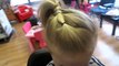 Simple Cute Toddler Ponytail Hair Tutorial! #CarolinaStyleHairVideo