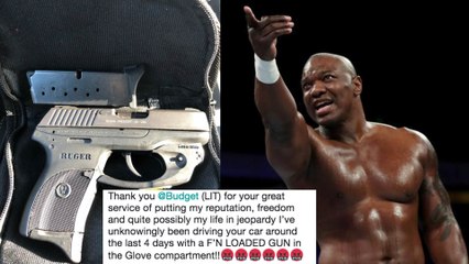 WWE Superstar Shelton Benjamin Found a LOADED GUN in His Rental Car!