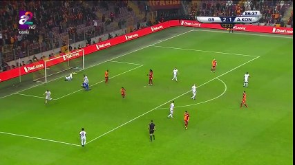 Bafétimbi Gomis Second Goal - Galatasaray vs Atiker Konyaspor 3-1 08.02.2018 (HD)