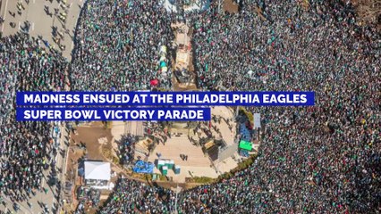 Madness Ensued at the Philadelphia Eagles Super Bowl Victory Parade