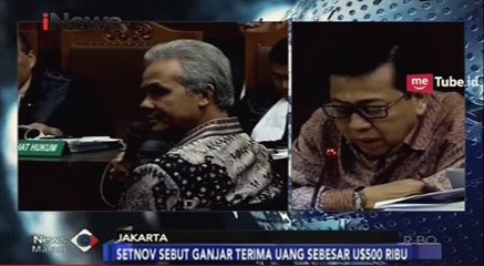 Setnov Sebut Ganjar Pranowo Terima 500 Ribu Dolar AS