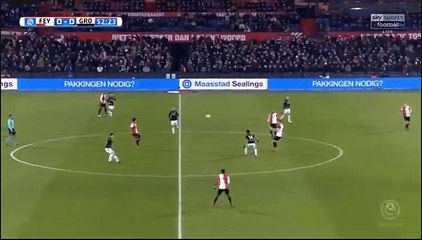 Jens Toornstra GOAL HD - Feyenoord 1-0 Groningen 08.02.2018
