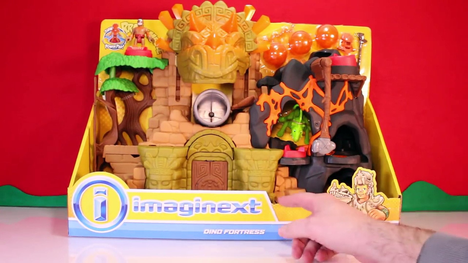imaginext dino fortress