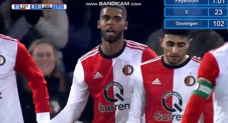 Jeremiah ST. Juste Goal - Feyenoord 2-0 Groningen 08.02.2018