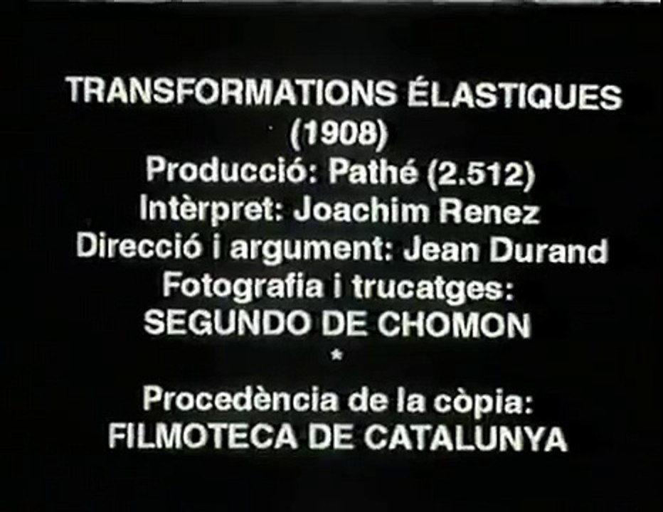 Segundo de Chomon - Transformations Élastiques (1908)
