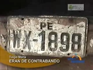 ERAN DE CONTRABANDO - TINGO MARÍA