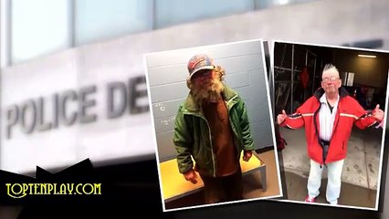 Cet homme sans-abri se fait arrêter par des policiers et demande s'il peut prendre une douche, mais