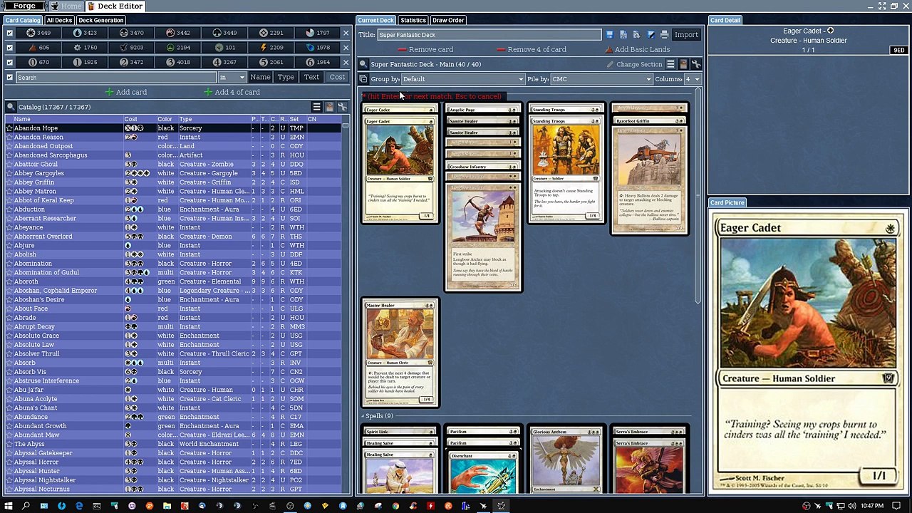 Forge MTG  How to Build a Quest or Any Deck the Easy Way