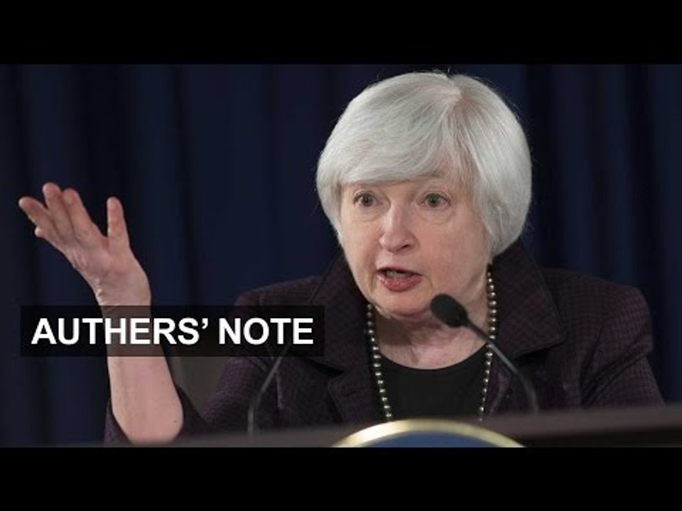 Over to you, Janet | Authers' Note
